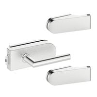 ZESTAW OKUĆ DO DRZWI SZKLANYCH BEZ OTWORU PRAWY