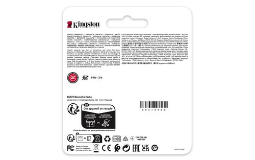 Karta SD Kingston 512GB SDXC Canvas React Plus UHS-II V60 4K na Arena.pl