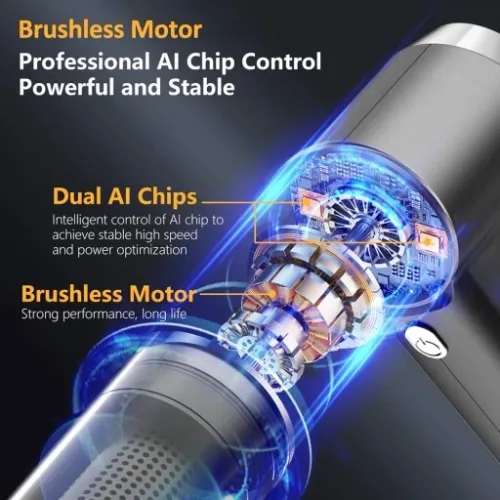 Bezprzewodowy ręczny odkurzacz samochodowy, do domu, biura z filtrem HEPA na Arena.pl