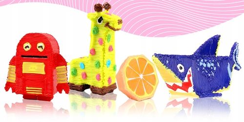 DŁUGOPIS 3D DRUKARKA MAGICZNY DŁUGOPIS 3D+ WKŁADY 160 METRÓW+ MATA OCHRONNA na Arena.pl