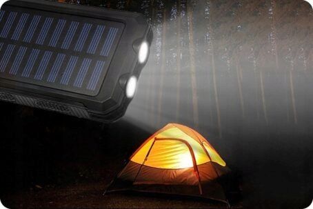 SOLARNY POWER BANK 20000mAh 2x USB LATARKA na Arena.pl