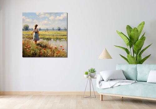 Obraz 90x90cm Wiejski Spokój na Arena.pl