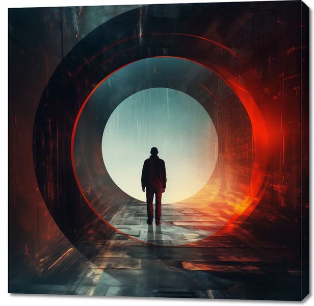 Obraz 100x100cm Portal do Świata zdjęcie 1