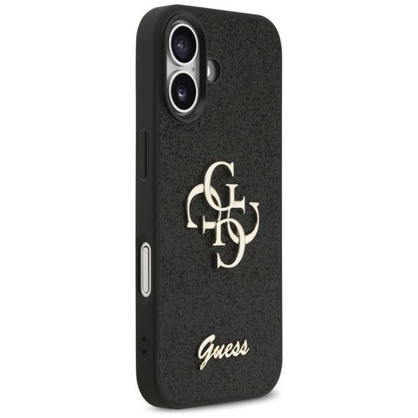 Etui Guess Fixed Glitter Big 4G do iPhone 17 czarny zdjęcie 4