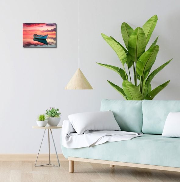 Obraz 30x20cm Spokój przed Połowem zdjęcie 2