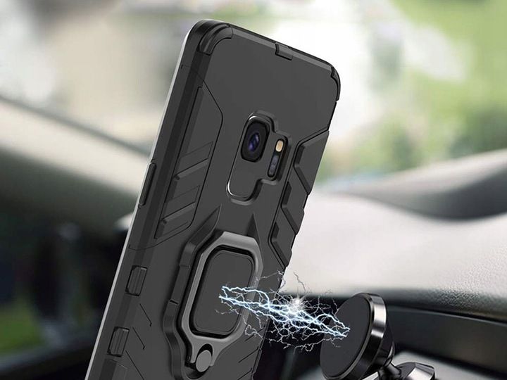 Spacecase X-Ring Galaxy S9 Czarny zdjęcie 7