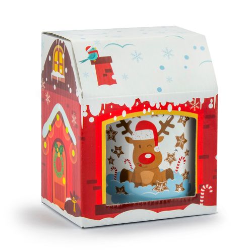 KUBEK CERAMICZNY RENIFER BIAŁY 300 ml na Arena.pl