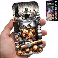ETUI DO HUAWEI P30 LITE - WHISKY CYGARO WZORY DLA MĘŻCZYZN PLECKI