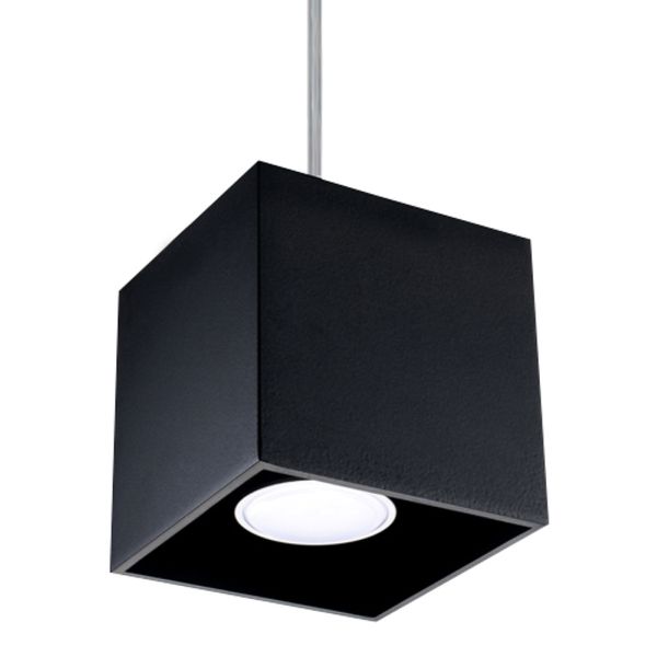 Lampa wisząca QUAD 1 czarny zdjęcie 1