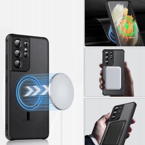 Etui do Samsung Galaxy S21 Ultra, matt case, magnetyczne do Magsafe na Arena.pl