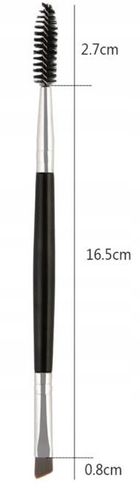 Pędzel do Brwi Skośny do Rzęs Dwustronny na Arena.pl