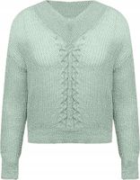 USHA sweter damski niebieski klasyczny do pasa rozmiar XL/XXL