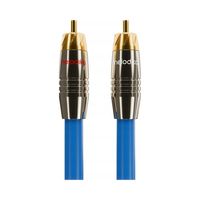2X Kabel audio cinch 2RCA 2xRCA Melodika Sky Blue SB2R10 - 1m