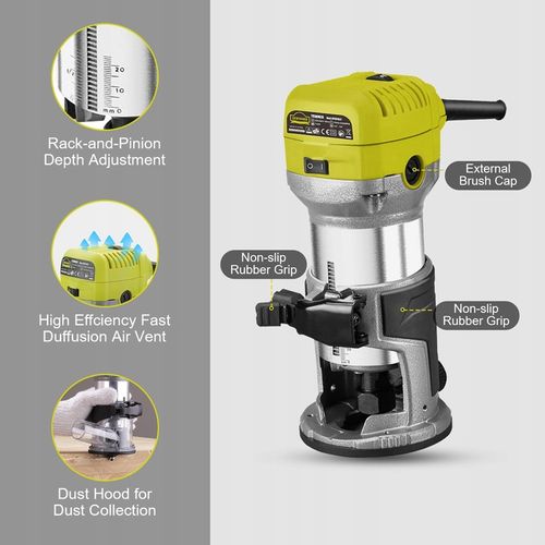 Frezarka górnowrzecionowa DEWINNER VPER1027 710W metalowy korpus na Arena.pl