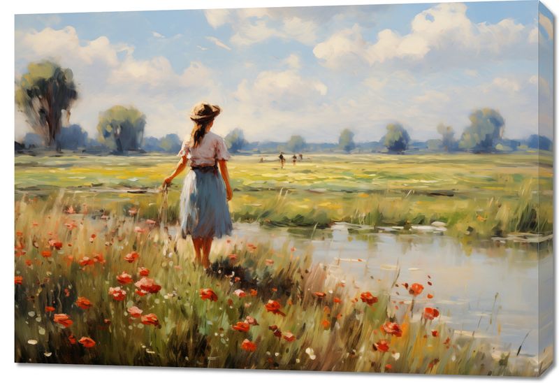 Obraz 100x70cm Wiejski Spokój zdjęcie 1