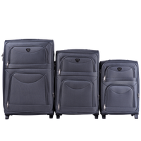 ZESTAW 3 WALIZEK WINGS 2 KOŁA LARK DOUBLE GREY