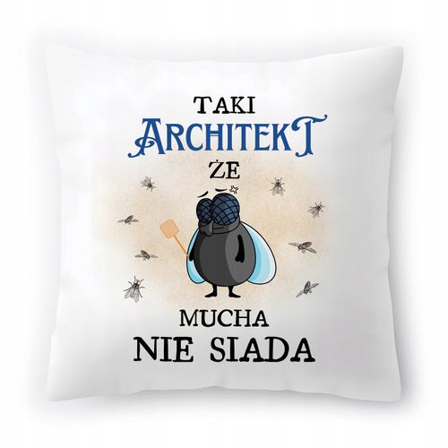 Poduszka Dla Architekta Na Urodziny Prezent Z Nadrukiem Ze Zdjęciem na Arena.pl