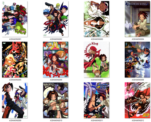 Plakat Shaman king DO WYBORU na Arena.pl