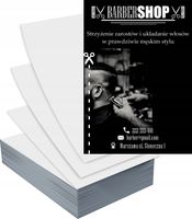 Ulotki A4 100szt reklamowe firmowe BARBER SHOP gotowe projekty w cenie
