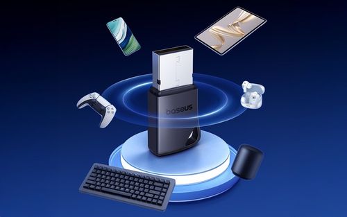 BASEUS ADAPTER BLUETOOTH BT 5.4 ODBIORNIK NADAJNIK DO KOMPUTERA 20M na Arena.pl