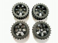 Koła 1/8 buggy łopaty na piasek 4 sztuki HEX 17mm