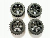 Koła 1/8 buggy łopaty na piasek 4 sztuki HEX 17mm
