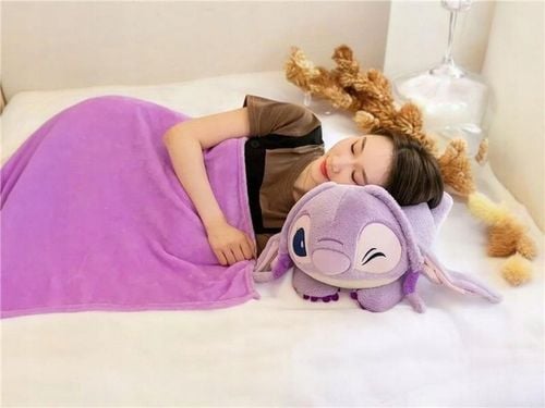 MASKOTKA STITCH Z KOCEM 160x100 cm PRZYTULANKA DUŻA PLUSZOWA na Arena.pl