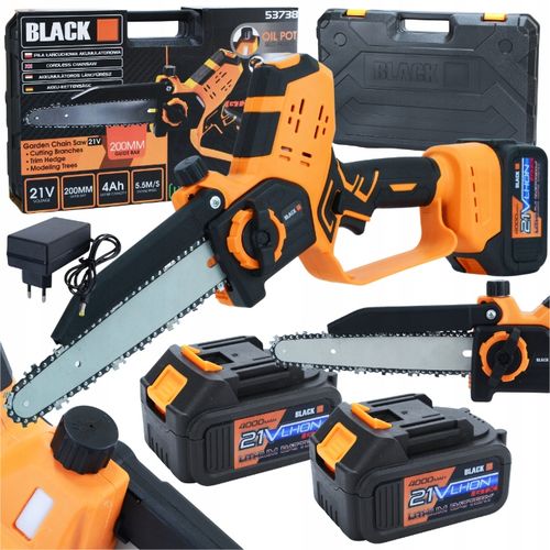 PIŁA PILARKA ŁAŃCUCHOWA AKUMULATOROWA 200MM 2 AKU21V 4 AH SMAROWANIE na Arena.pl