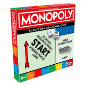 Gra planszowa Monopoly Classic Hasbro Kultowa Rodzinna od +8 lat