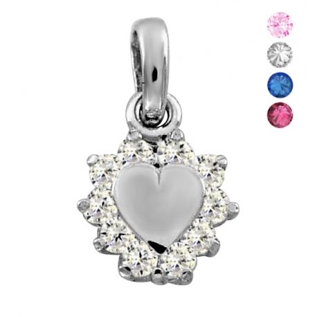 SREBRNY KOMPLET SERDUSZKA NA SZTYFT SREBRO PRÓBY 925 DOSTĘPNE RÓŻNE KOLORY na Arena.pl