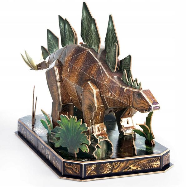 Puzzle 3D National Geographic Stegozaur - Cubic Fun zdjęcie 9