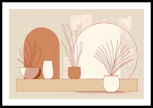 Plakat 60x40cm Widok Roślin na Arena.pl