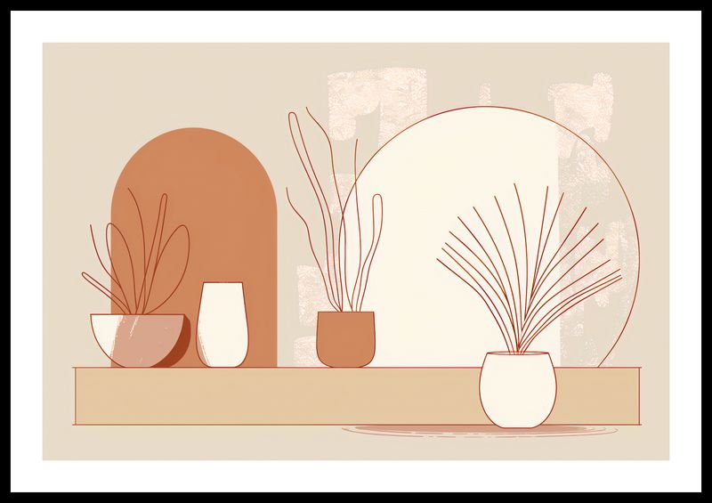 Plakat 60x40cm Widok Roślin zdjęcie 3