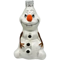 Bombka choinkowa szklana: Bałwan Olaf