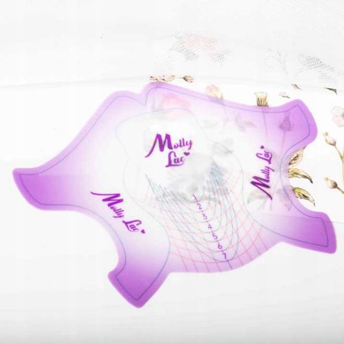 Szablony do paznokci formy do manicure Flexible MollyLac fioletowe 500szt na Arena.pl