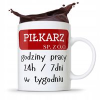 Kubek Dla Piłkarza Zawodnika Piłkarz Sp. Z O.o. Z Nadrukiem Ze Zdjęciem
