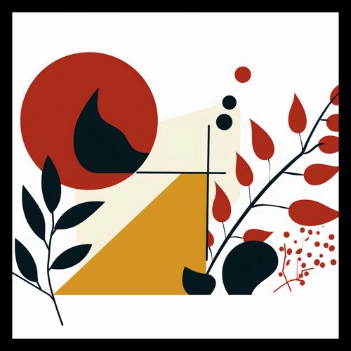 Plakat 40x40cm Ogień i Flora na Arena.pl