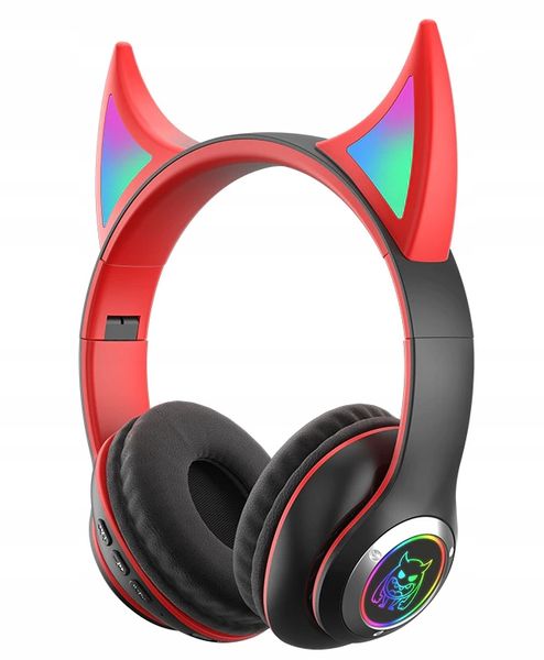SŁUCHAWKI BEZPRZEWODOWE ŚWIECĄCE DEVIL BLUETOOTH zdjęcie 2