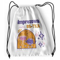 Plecak Urodziny 65 65Te Sportowy Szkolny Worek Z Nadrukiem Ze Zdjęciem