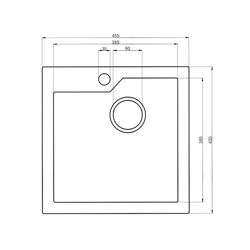 Zlewozmywak jednokomorowy NUMO biały + bateria LUNA na Arena.pl