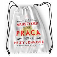 Plecak Dla Akustyka Sportowy Szkolny Worek Torba Z Nadrukiem Ze Zdjęciem