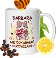 Kubek Dla Barbary Koleżanki Przyjaciółki Prezent Z Nadrukiem Biały 330Ml