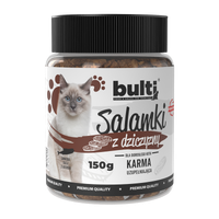 PRZYSMAKI DLA KOTA BULTI SALAMKI Z DZICZYZNY DLA KOTA 150G