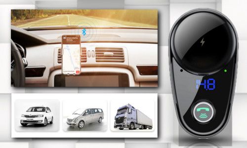 Transmiter FM do samochodu ciężarówki Baseus 2xUSB Bluetooth 4.2 na Arena.pl