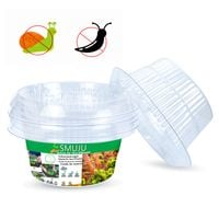 Kołnierz Ślimakowy Ochrona na Ślimaki 20 Sztuk 24cm Przezroczyste PET