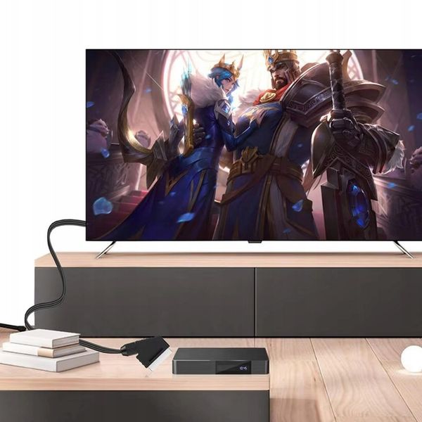 Kabel adapter konwerter z Euro Scart do HDMI zdjęcie 4