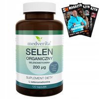 MEDVERITA SELEN ORGANICZNY 200 mcg 120 kap INULINA