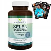 MEDVERITA SELEN ORGANICZNY 200 mcg 120 kap INULINA