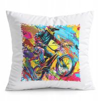 PODUSZKA BIAŁA PREZENT - ROWER BMX MTB SPORT