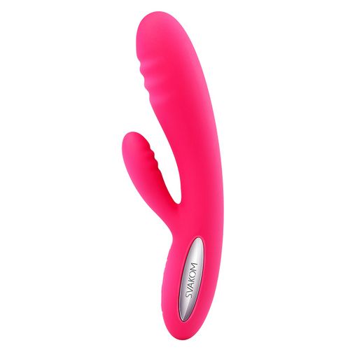 Wibrator - Svakom Adonis Rabbit Vibrator Plum Red na Arena.pl